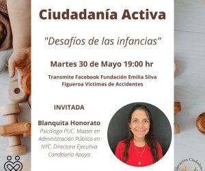 Blanquita Honorato participó en programa de Fundación Emilia donde se ahondó en las amenazas que enfrentan niños, niñas y adolescentes